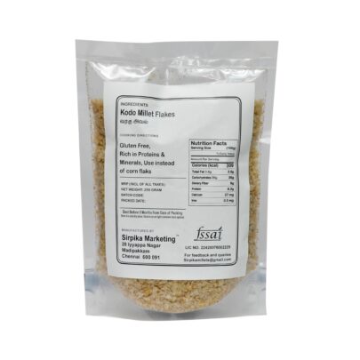 kodo millet flakes back