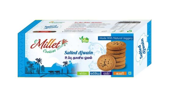 Salt Ajwain Millet Cookies