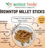 Browntop millet sticks front