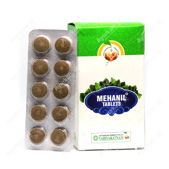 VAIDYARATNAM MEHNIL TABLET - PACK OF 100 TAB