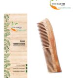 TET18 The Earth Trading Pure Kacchi Neem Wood Regular Curve Comb