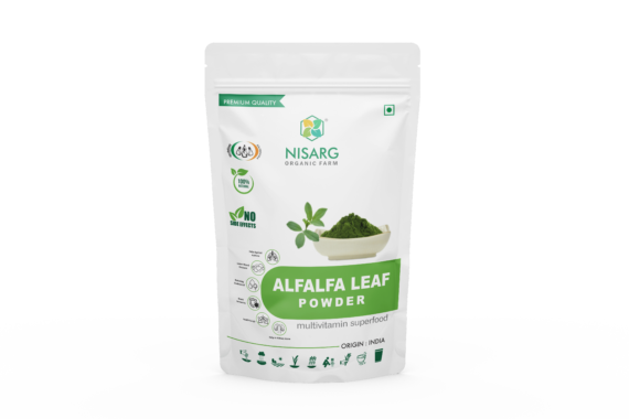 Nisarg Organic Alfalfa Leaf Powder