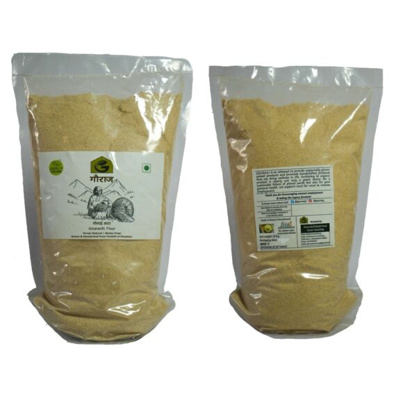 Natural stone grounded cold pressed 
chaulai aata  Amaranth seed flour / hittu / atta / pindi -1Kg