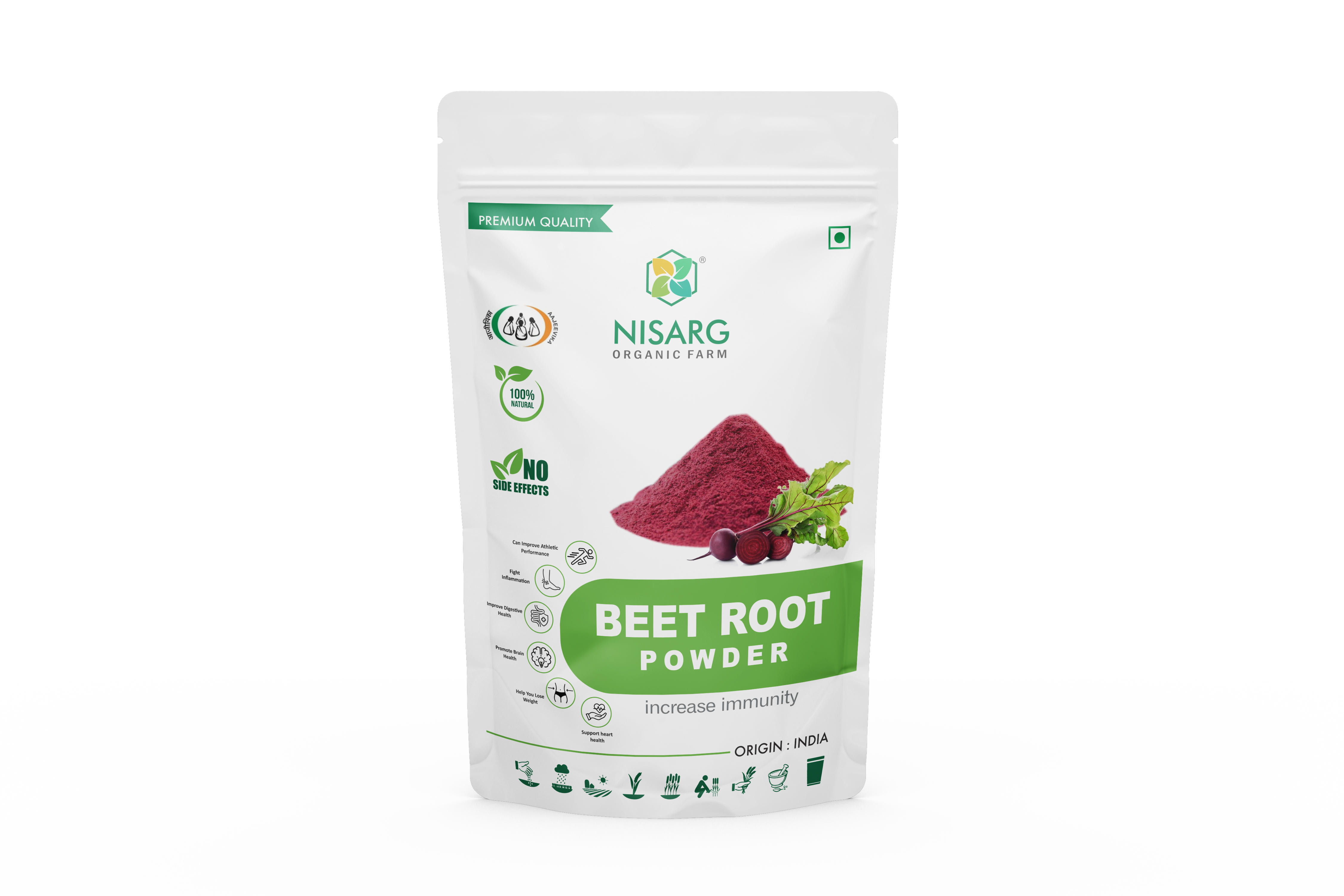 Nisarg Organic Beetroot Powder – Aarogyamastu