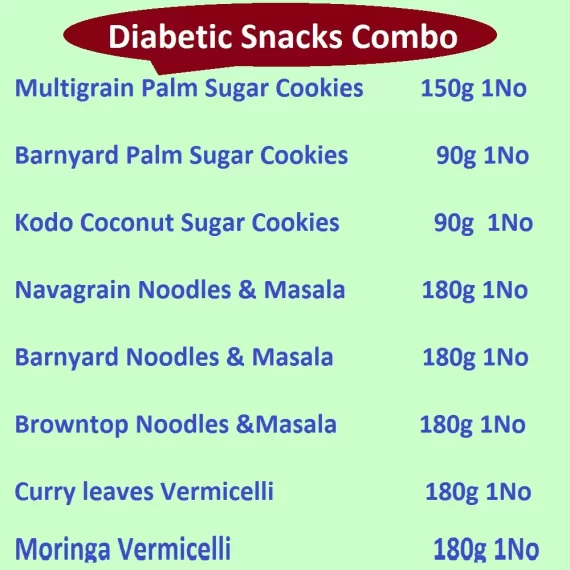 Diabetic Snacks Combo Pack