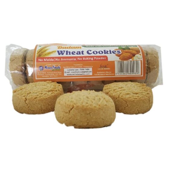 badam wheat cookies