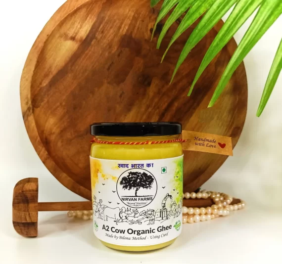 nirvan farms cow ghee 500 organic