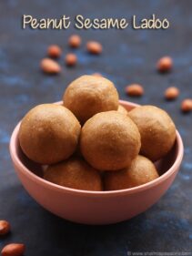 peanut sesame laddu