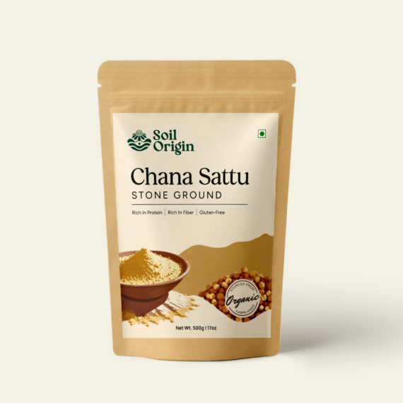 Soil Origin Chana Sattu (Stone Ground) - 500 Gm (Pack Of 2)