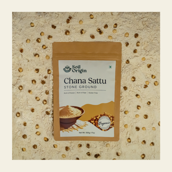 Soil Origin Chana Sattu (Stone Ground) - 500 Gm (Pack Of 2)