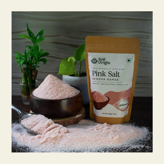 Soil Origin Pink Himalayan Salt - 500 Gm (Pack Of 2)