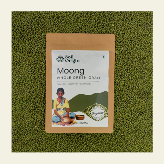 Soil Origin Whole Green Gram (Moong) - 500 Gm (Set of 2)