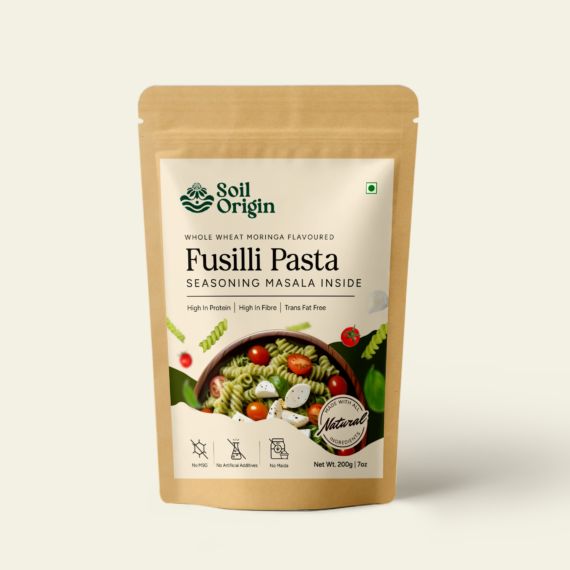 Soil Origin Moringa Wheat Pasta (Seasoning Masala Inside) - 500 Gm