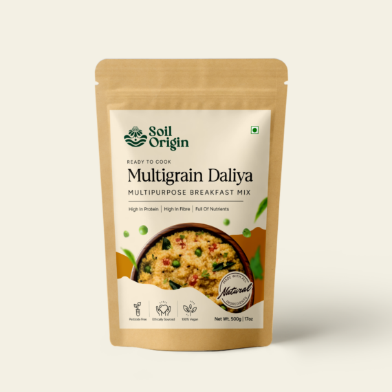 Soil Origin Multigrain Daliya - 500 Gm (Pack Of 2)