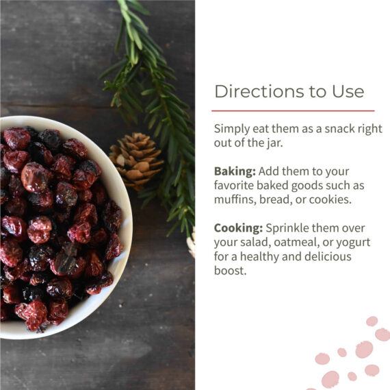Ecotyl Dried Cranberries | Seedless Dried Fruit | Healthy Snack | 150g - Image 3
