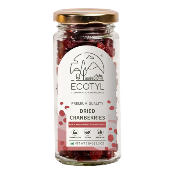 Ecotyl Dried Cranberries | Seedless Dried Fruit | Healthy Snack | 150g - Image 5