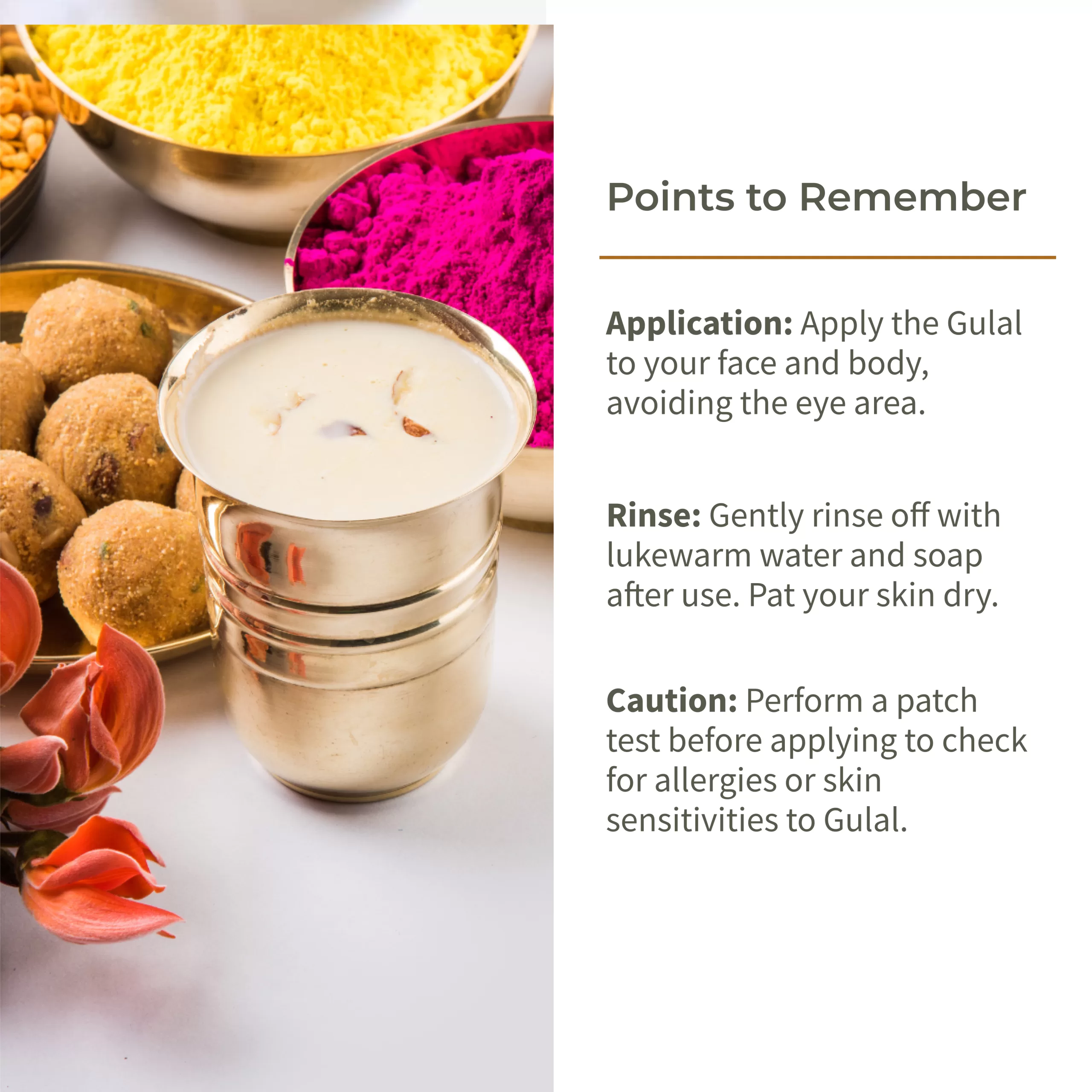 Ecotyl Herbal Gulal | Floral Color & Skin Friendly | Set of 4 Colors (100g Each) - Image 4