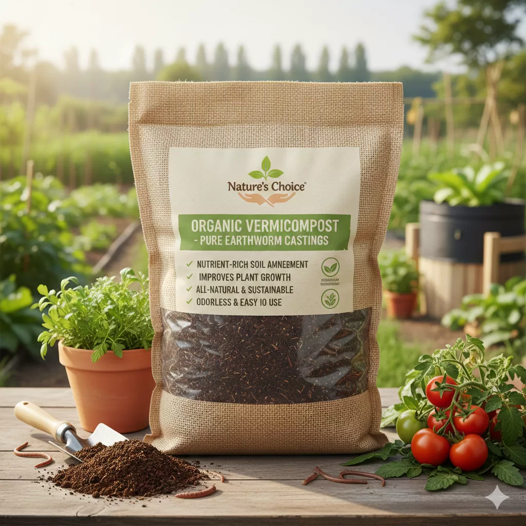 VERMICOMPOST 5kg, Natural fertilizer