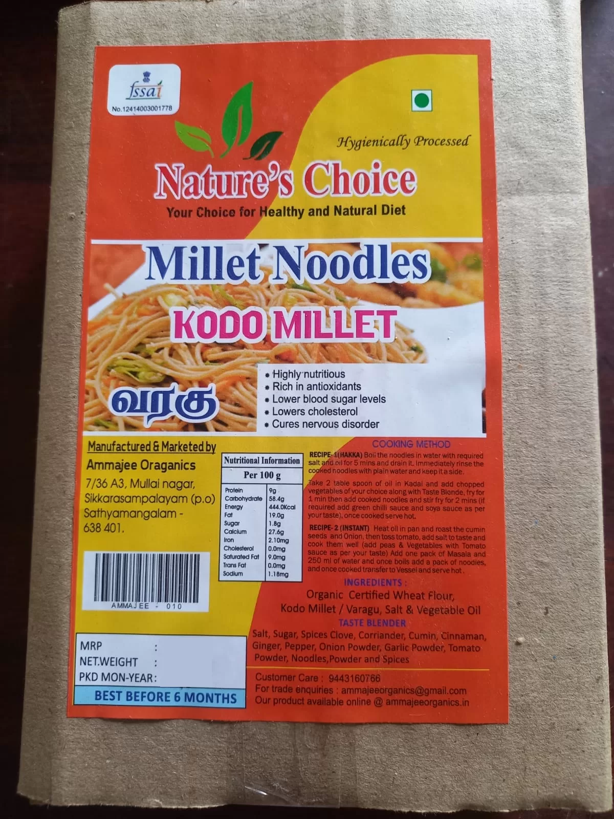 MILLET NOODLES COMBO (Pack of 10) - Image 8